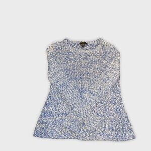 Tommy Bahama Sweater. Round neck. Blue & White. M